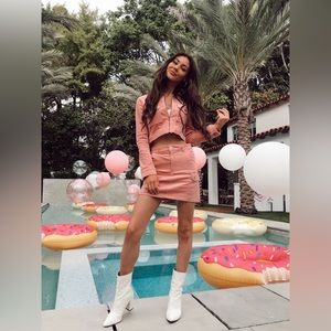 Fashion Nova Pink Corduroy Set